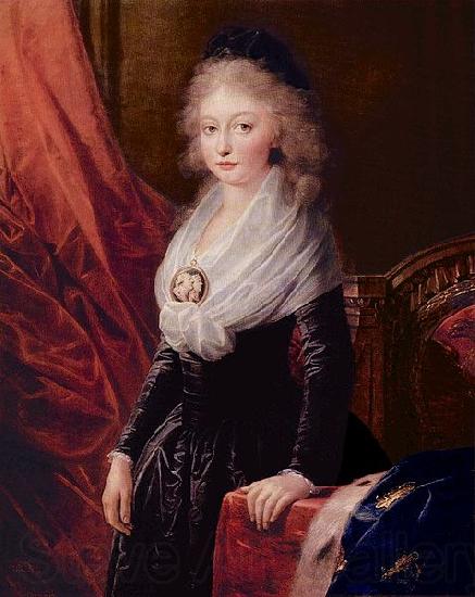 Friedrich Heinrich Fuger Portrait of Marie Therese de Bourbon Norge oil painting art